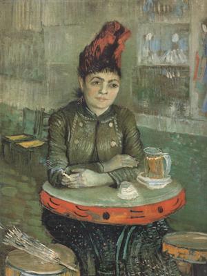 Vincent Van Gogh Agostina Segatori Sitting in the Cafe du Tamborin (nn04) China oil painting art